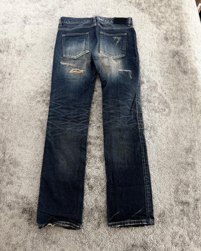 JACKROSE "HEAVY DISTRESS FADE" DENIM (S-M)
