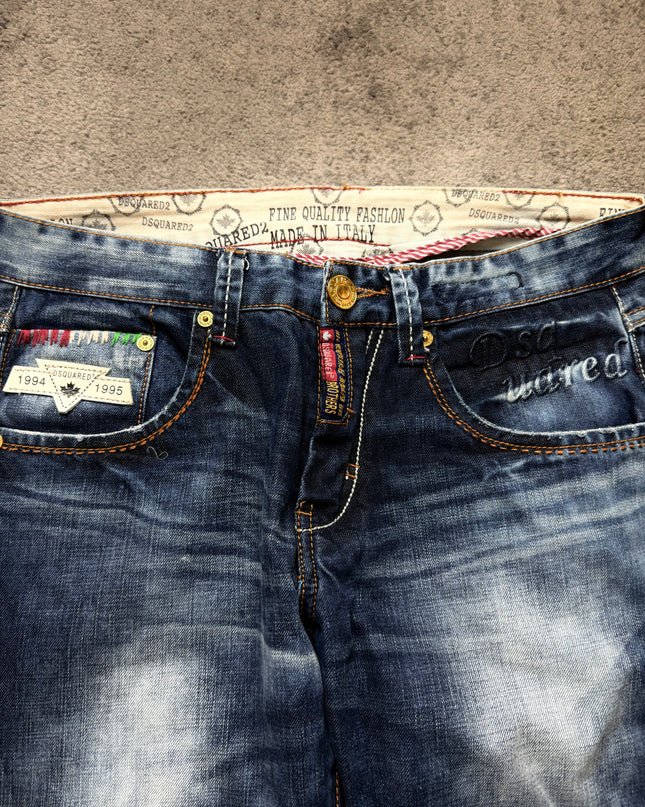 DSQUARED "SHADOW WHISKER" DENIM