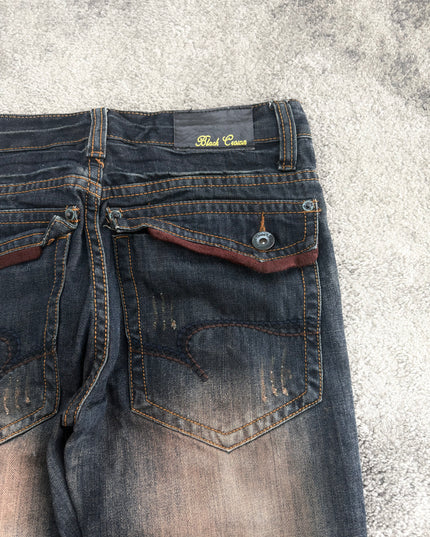 BLACK CROWN "BURNT SCAR" DENIM (S)