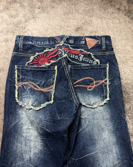NYLAUS "MIDNIGHT STATIC" DENIM