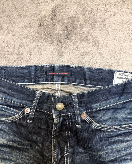 BLUE WAY "MIDNIGHT FADE" DENIM