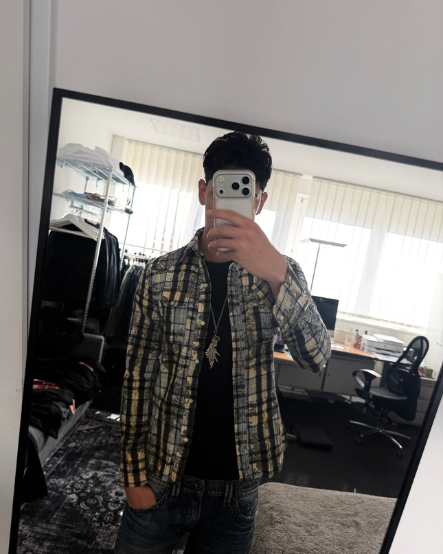 LAGUST "SHADOW PLAID" FLANNEL (S-M)