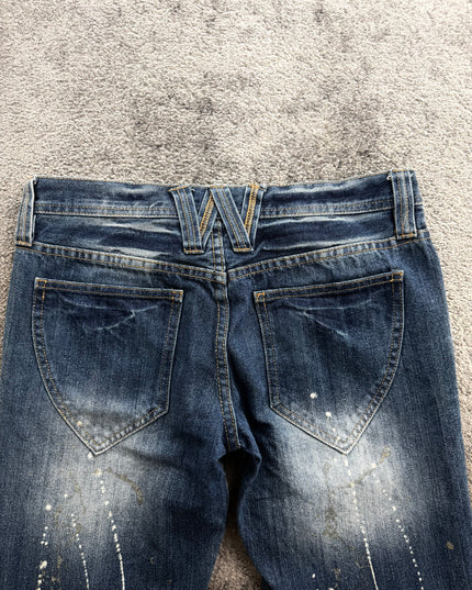 WILD PARTY "PAINTED WHISKER" DENIM (S-M)