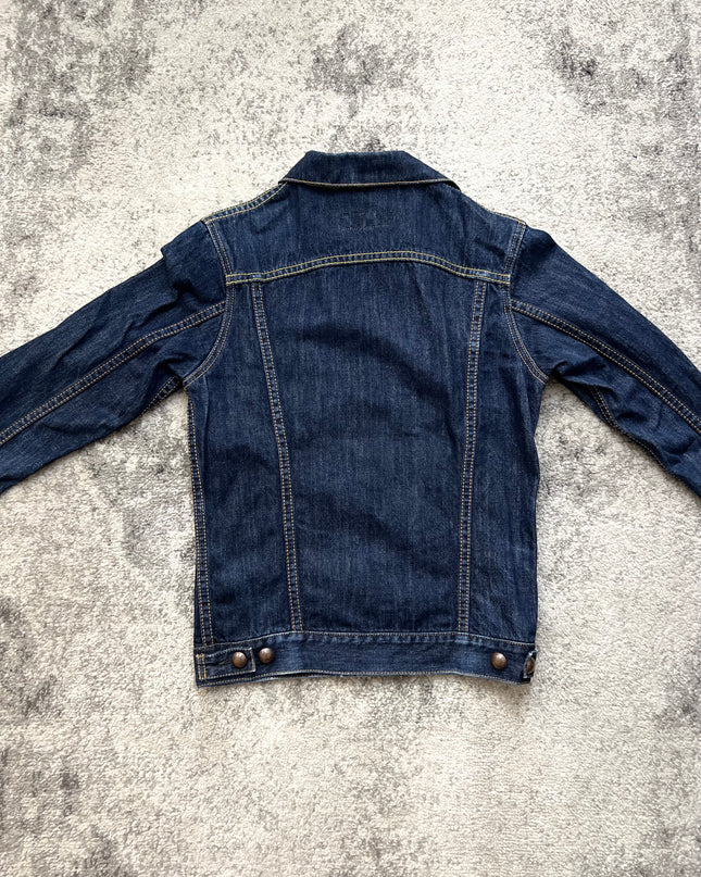 VANQUISH STUDDED INDIGO DENIM JACKET