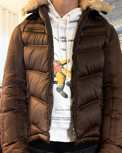 MICHEL KLEIN "FUR-TRIM" PUFFER