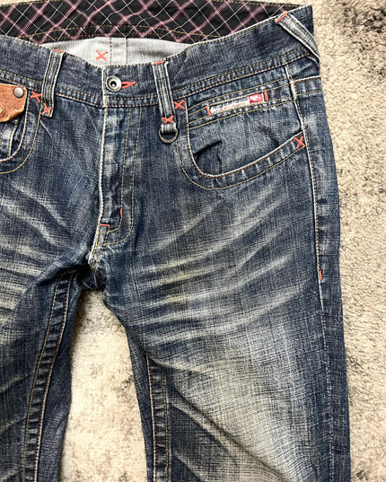 NICOLE CLUB "RUSTED WINGS" DENIM