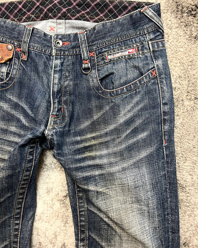 NICOLE CLUB "RUSTED WINGS" DENIM