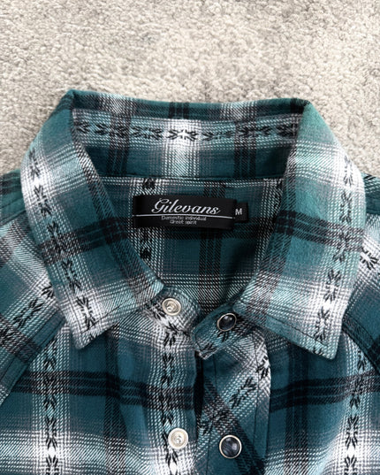 GILEVANS "OCEAN STATIC" FLANNEL (M)