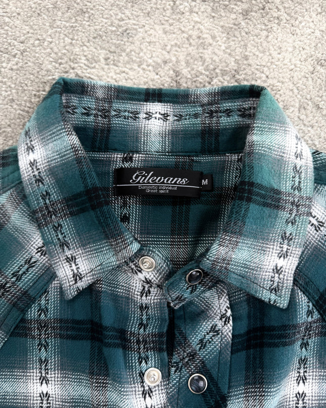 GILEVANS "OCEAN STATIC" FLANNEL (M)