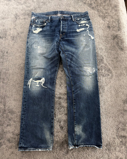 DENIM & SUPPLY "RAW DAMAGE" DENIM (L)