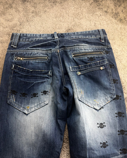 CRAZY LEOPARD "DEATH PARADE" DENIM (M-L)