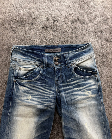 COOK JEANS "HEAVY SUNFADE" DENIM (M)