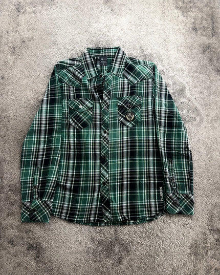 RUSS K "EMERALD CHECK" FLANNEL (S-M)