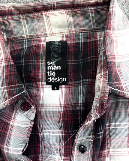 SEMANTIC DESIGN "WESTERN SHADOW PLAID" FLANNEL