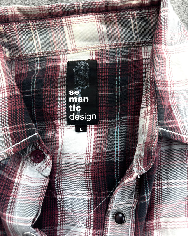 SEMANTIC DESIGN "WESTERN SHADOW PLAID" FLANNEL