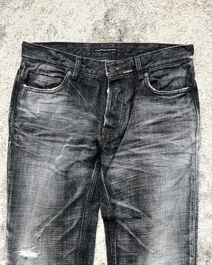 LOUNGE LIZARD "ASH FADE" DENIM