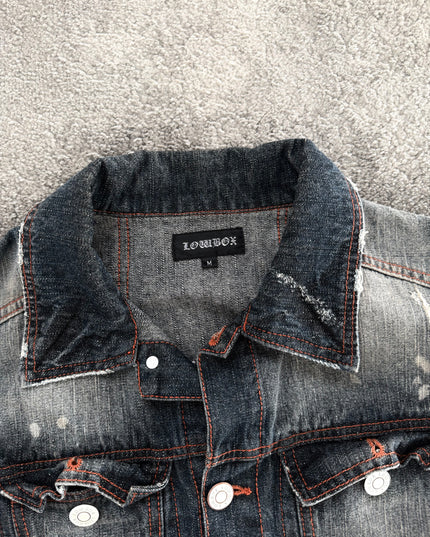 LOWBOX "SHADOW BURN" DENIM JACKET