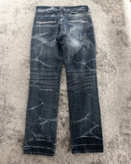 SUPERUBIS "CRACKED NIGHT" DENIM (L)