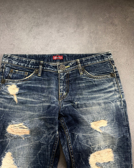 MARAXIA "FRACTURED INDIGO" DENIM (M)