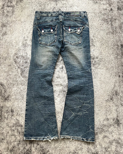 CLEF DE SOL "SPINE LINE RITUAL" DENIM