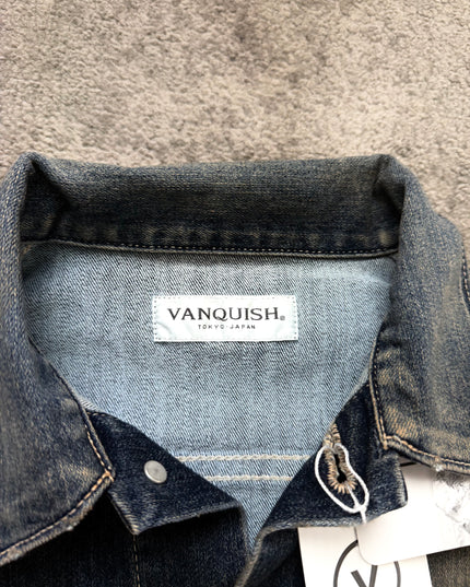 VANQUISH "CONTRAST FADE 2" DENIM JACKET (S)
