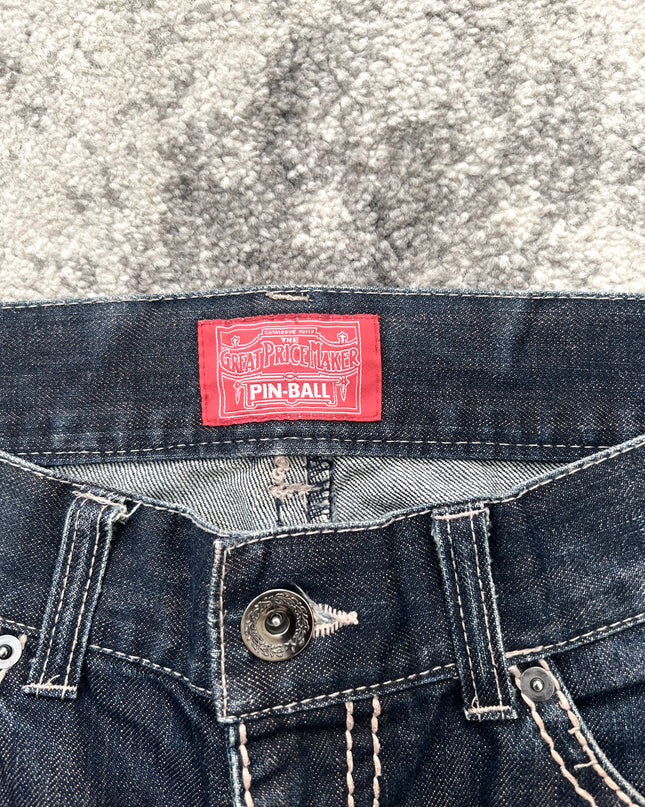 PINBALL DARKBLUE FLARE DENIM