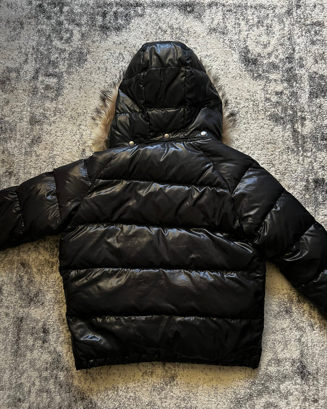 EDWIN FUR PUFFER BLACK
