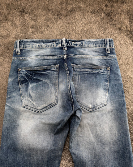 COOK JEANS "BLEACHED HORIZON" DENIM
