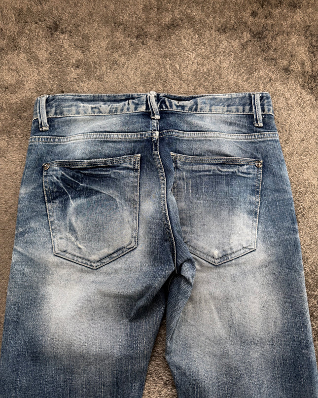COOK JEANS "BLEACHED HORIZON" DENIM