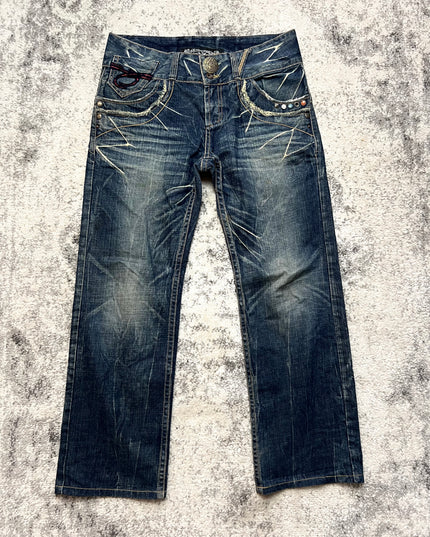 RED PEPPER HEAVY WASH DENIM 