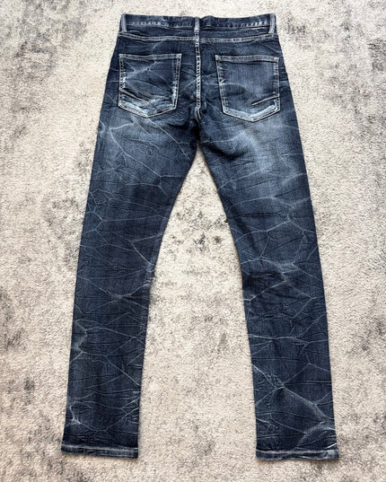GROWTH "FRACTURED INDIGO" DENIM