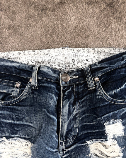 HEISEI "RIOT DISTRESS FADE" DENIM (M)