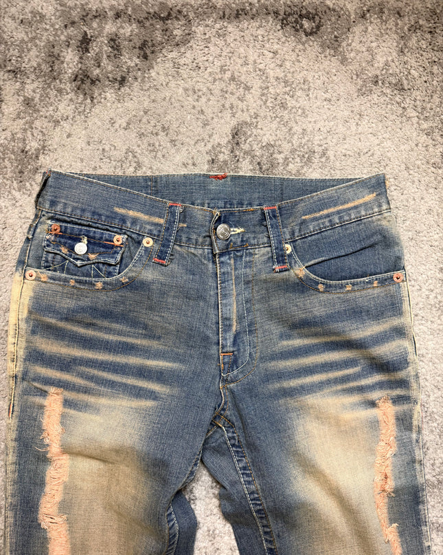 TRUE RELIGION "BROKEN HALO" DENIM