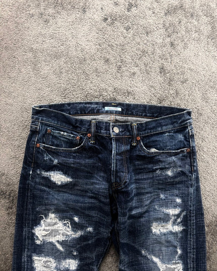 ETERNAL "DISTRESSED INDIGO" DENIM (M)
