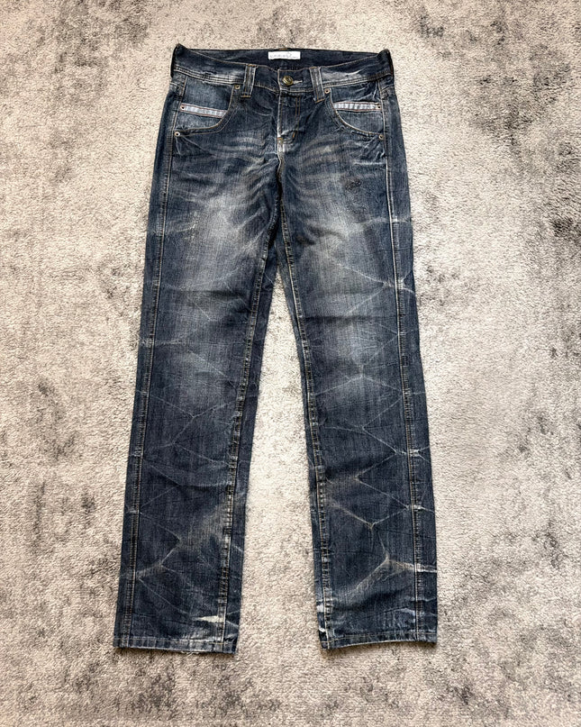 SUPERUBIS "FRACTURED" DENIM