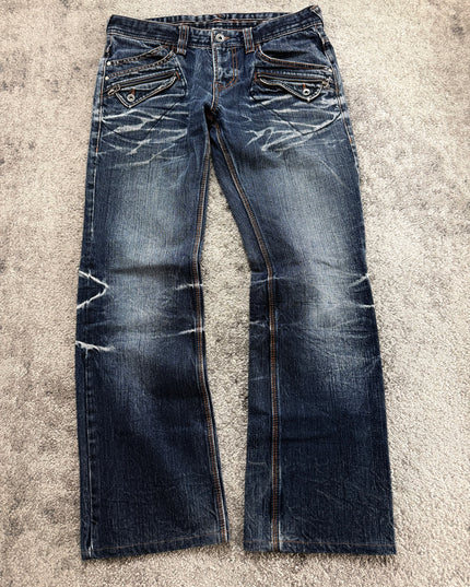 NICOLE CLUB "MULTI ZIP" DENIM (S)