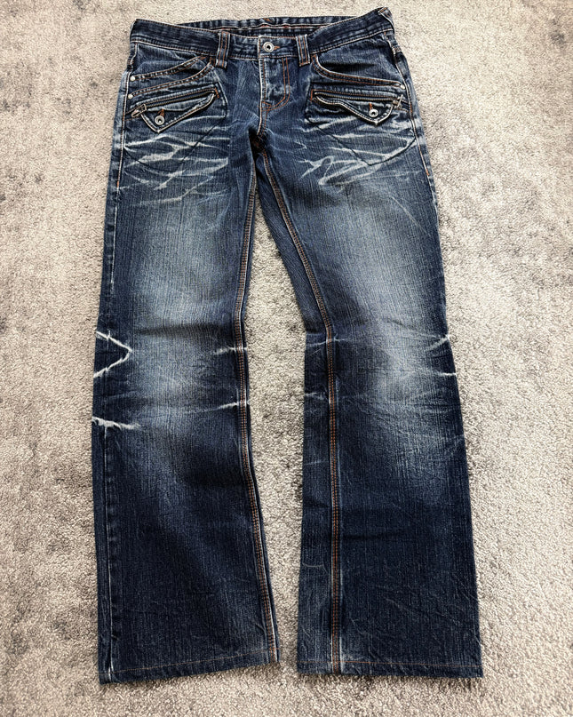 NICOLE CLUB "MULTI ZIP" DENIM (S)