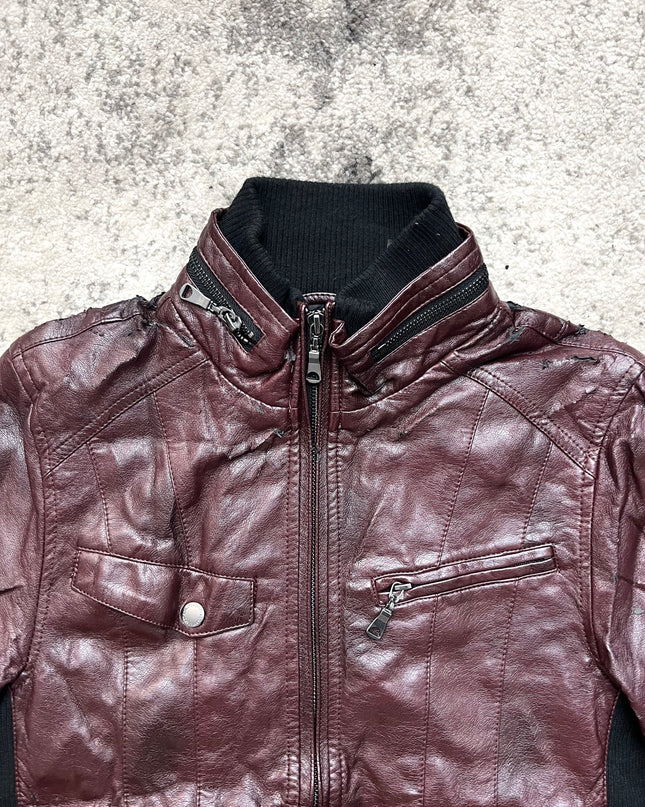 SEMANTIC DESIGN LEATHER JACKET
