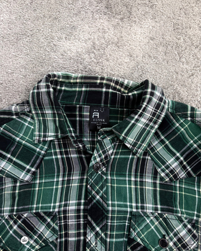 RUSS K "EMERALD RUNAWAY" FLANNEL (M)
