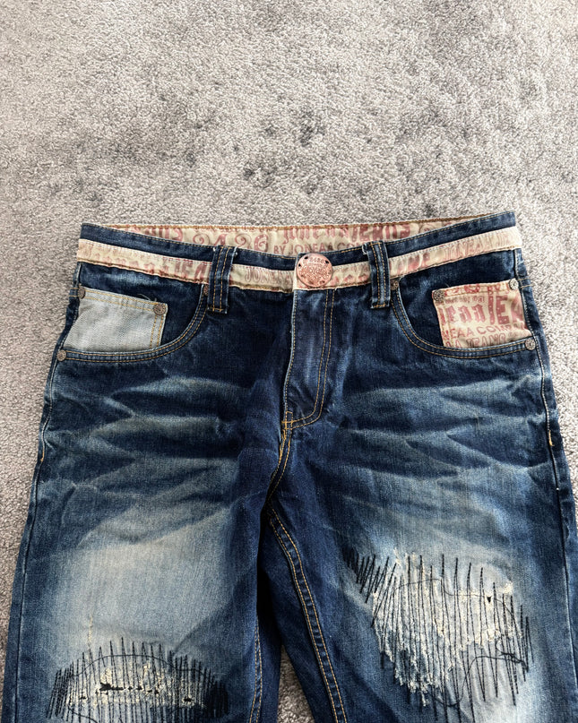 2462 "SCAR STITCH" DENIM (M-L)