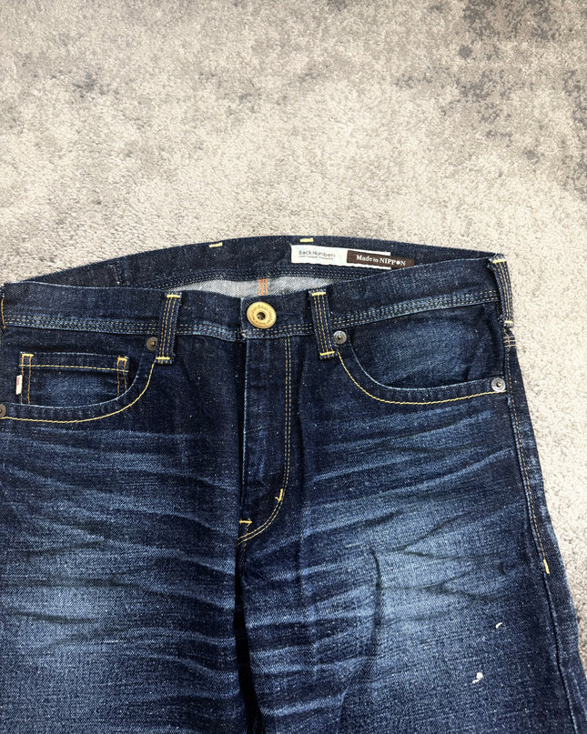 BACKNUMBER "RAW INDIGO" DENIM (M)