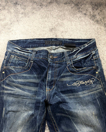 RED PEPPER X ED HARDY "REBEL FLAME" DENIM