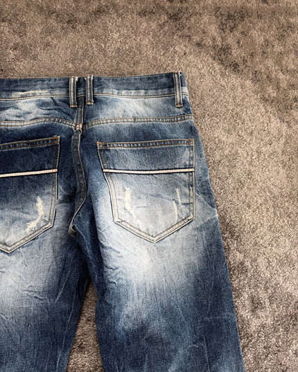 DPSR "COLD FADE LINES" DENIM