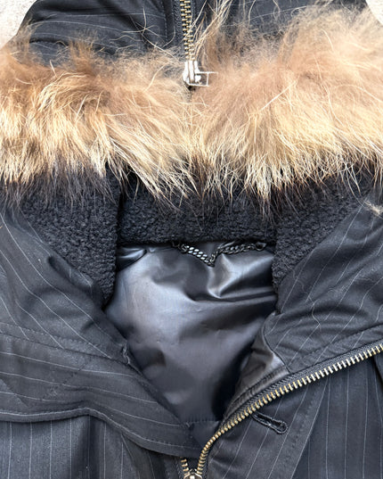 GREEN LABEL "PINSTRIPE AVIATOR" PUFFER