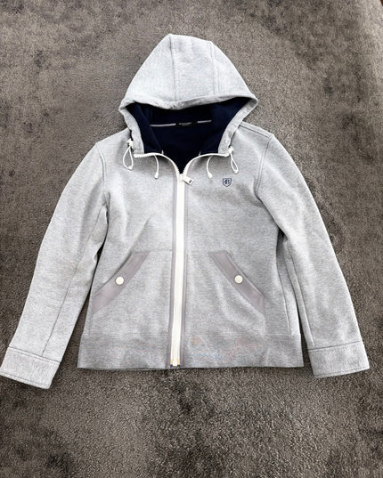 CRESTBRIDGE "MINIMAL CREST" ZIP HOODIE (S)