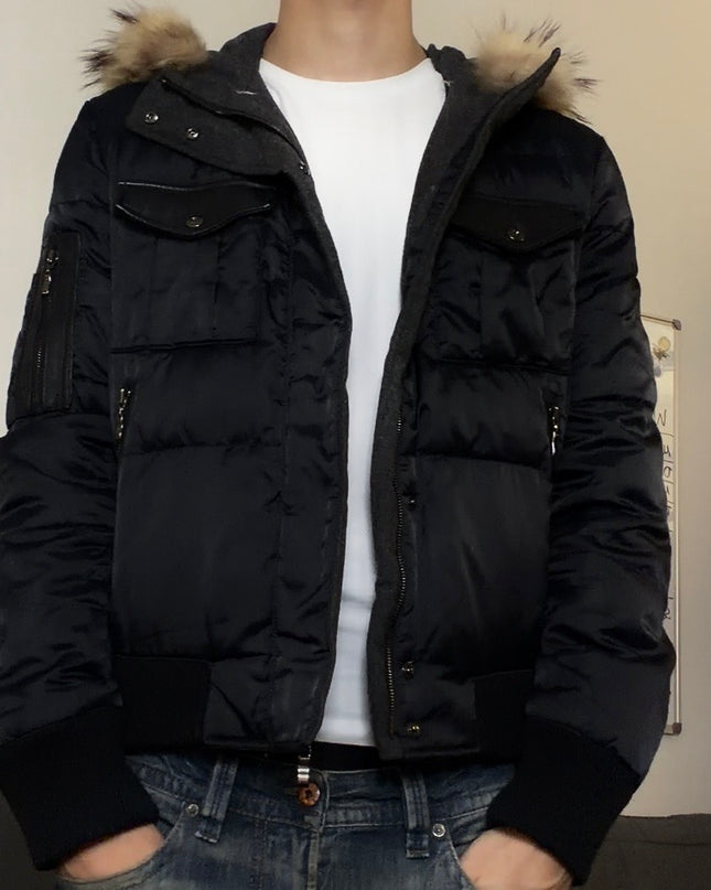 COMME CA "MIDNIGHT AVIATOR" PUFFER