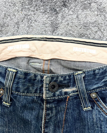 FACTOTUM "STATIC PULSE SELVEDGE" DENIM
