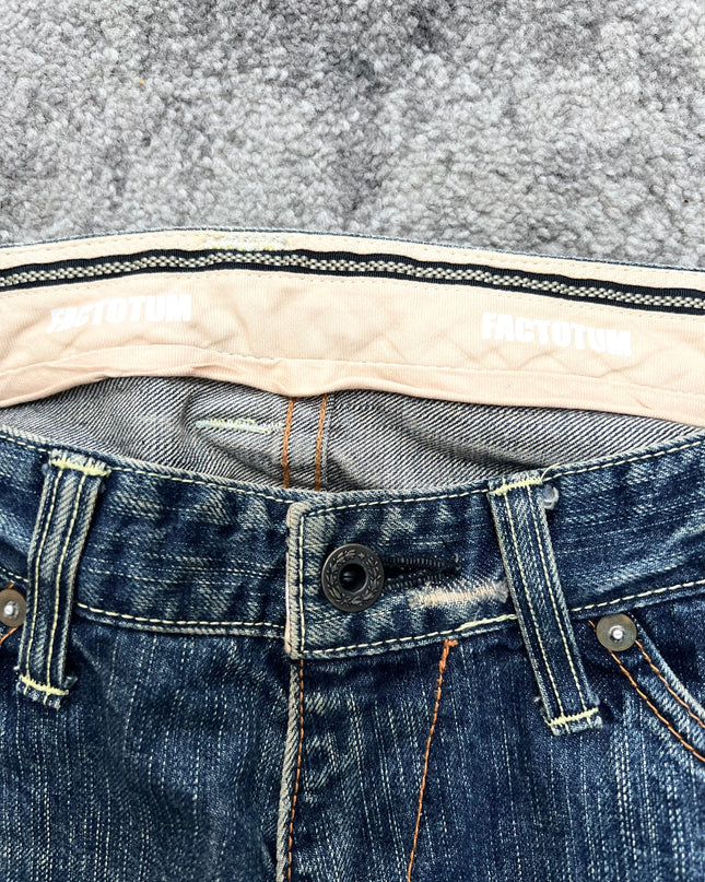 FACTOTUM "STATIC PULSE SELVEDGE" DENIM