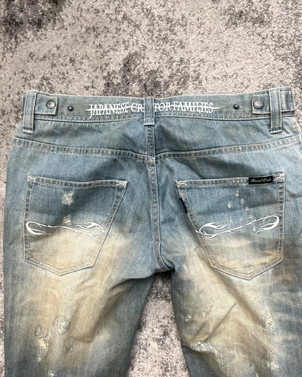 OFF THE NEIGE "BLEACH BURN" DENIM