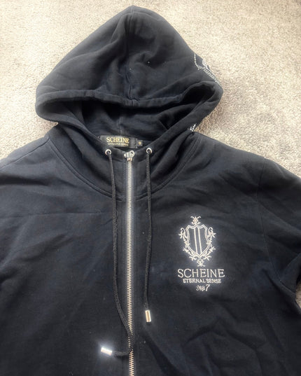 SCHEINE "CREST" ZIP HOODIE (M)